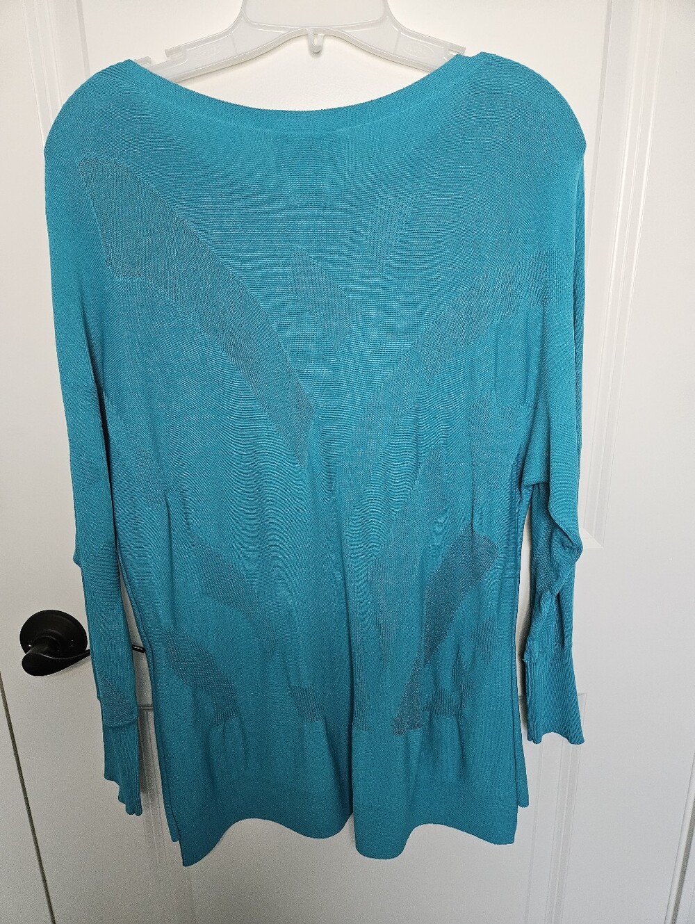 Joseph Ribkoff Women's Long Sleeved Stretch Teal Sweater Size Petite Small - Picture 2 of 4